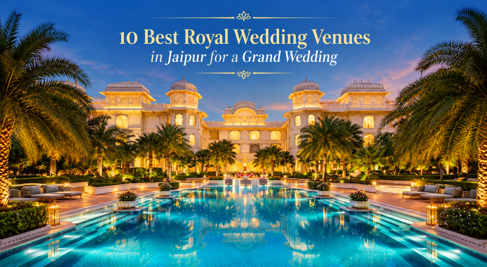 10 Best Royal Wedding Venues in Jaipur for a Grand Wedding